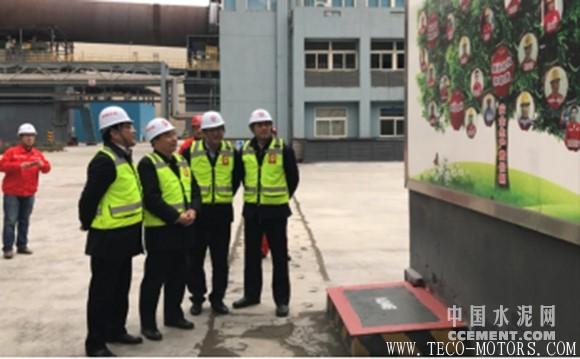 【建材】中國建材集團副董事長劉志江到中材安徽水泥調研指導工作 - TECO東元電機 | 變頻器·伺服電機·減速機·電機解決方案