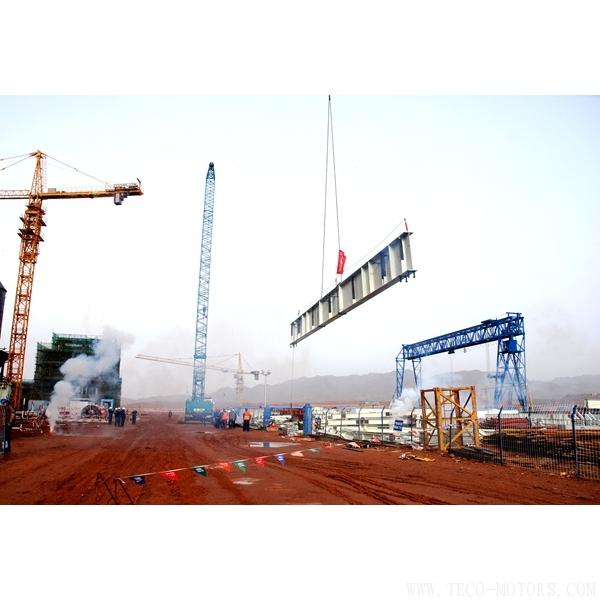 【電廠】寧夏天元熱電聯(lián)產(chǎn)有限公司2×350MW自備熱電廠工程2號(hào)機(jī)組鍋爐大板梁順利開(kāi)始吊裝 - TECO東元電機(jī) | 變頻器·伺服電機(jī)·減速機(jī)·電機(jī)解決方案