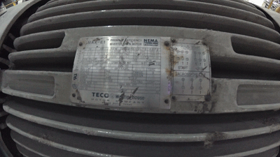 東元NEMA電機(jī)服役7年，運(yùn)行狀態(tài)良好，現(xiàn)場(chǎng)檢測(cè)運(yùn)行狀態(tài) - TECO東元電機(jī) | 變頻器·伺服電機(jī)·減速機(jī)·電機(jī)解決方案