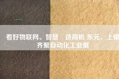 看好物聯(lián)網(wǎng)、智慧製造商機(jī) 東元、上銀齊聚自動(dòng)化工業(yè)展