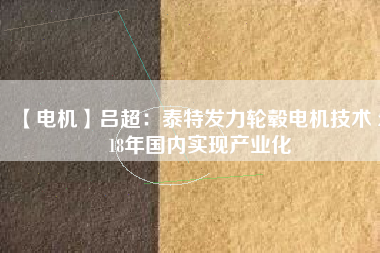 【電機】呂超：泰特發(fā)力輪轂電機技術(shù) 2018年國內(nèi)實現(xiàn)產(chǎn)業(yè)化 - TECO東元電機 | 變頻器·伺服電機·減速機·電機解決方案