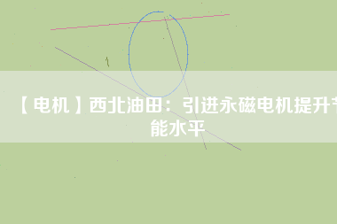 【電機】西北油田:引進(jìn)永磁電機提升節(jié)能水平 - TECO東元電機 | 變頻器·伺服電機·減速機·電機解決方案