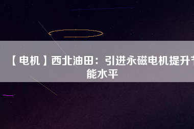 【電機】西北油田:引進(jìn)永磁電機提升節(jié)能水平 - TECO東元電機 | 變頻器·伺服電機·減速機·電機解決方案