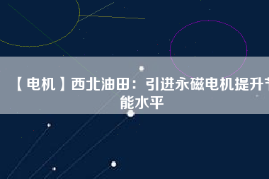 【電機】西北油田:引進(jìn)永磁電機提升節(jié)能水平 - TECO東元電機 | 變頻器·伺服電機·減速機·電機解決方案
