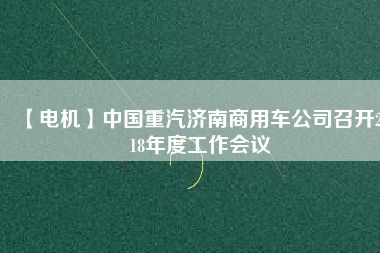 【電機(jī)】中國重汽濟(jì)南商用車公司召開2018年度工作會(huì)議 - TECO東元電機(jī) | 變頻器·伺服電機(jī)·減速機(jī)·電機(jī)解決方案