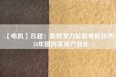 【電機】呂超：泰特發(fā)力輪轂電機技術(shù) 2018年國內(nèi)實現(xiàn)產(chǎn)業(yè)化 - TECO東元電機 | 變頻器·伺服電機·減速機·電機解決方案